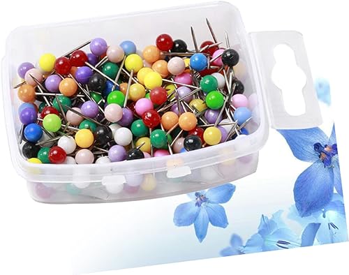 Miniatura 6 de EXCEART 1 Box for Clasp Clothing Pins Outdoor Shape Ball Plastic Location Colorful Clothes DIY Needles Craft Accessories Home Head Pearl Fishing