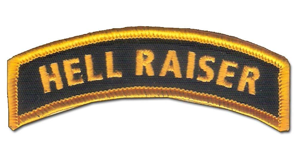 Hell Raiser TAB - 3 1/2" x 1" Wax Backed - Special Operations - Merrowed Edge - US Army Ranger - Veteran Morale Patch