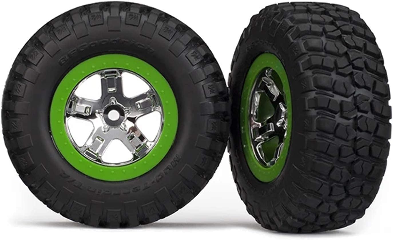 Traxxas NeumáticoRueda Montado Verde