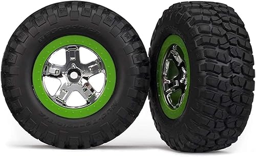 Traxxas NeumáticoRueda Montado Verde disponible en Yaxa Peru