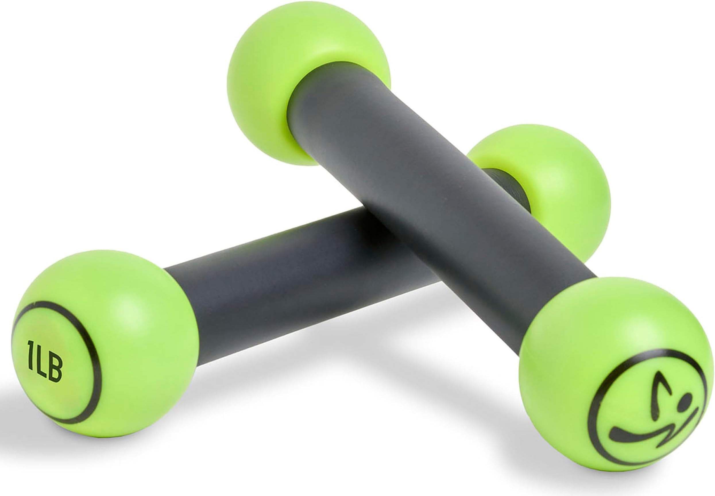 Zumba Toning Sticks 1 lb Weights Set of 2, 1 Pound Hand Weights for Women, Dumbbell Weight Set, Durable and Light 1 Pound Weights Set of 2