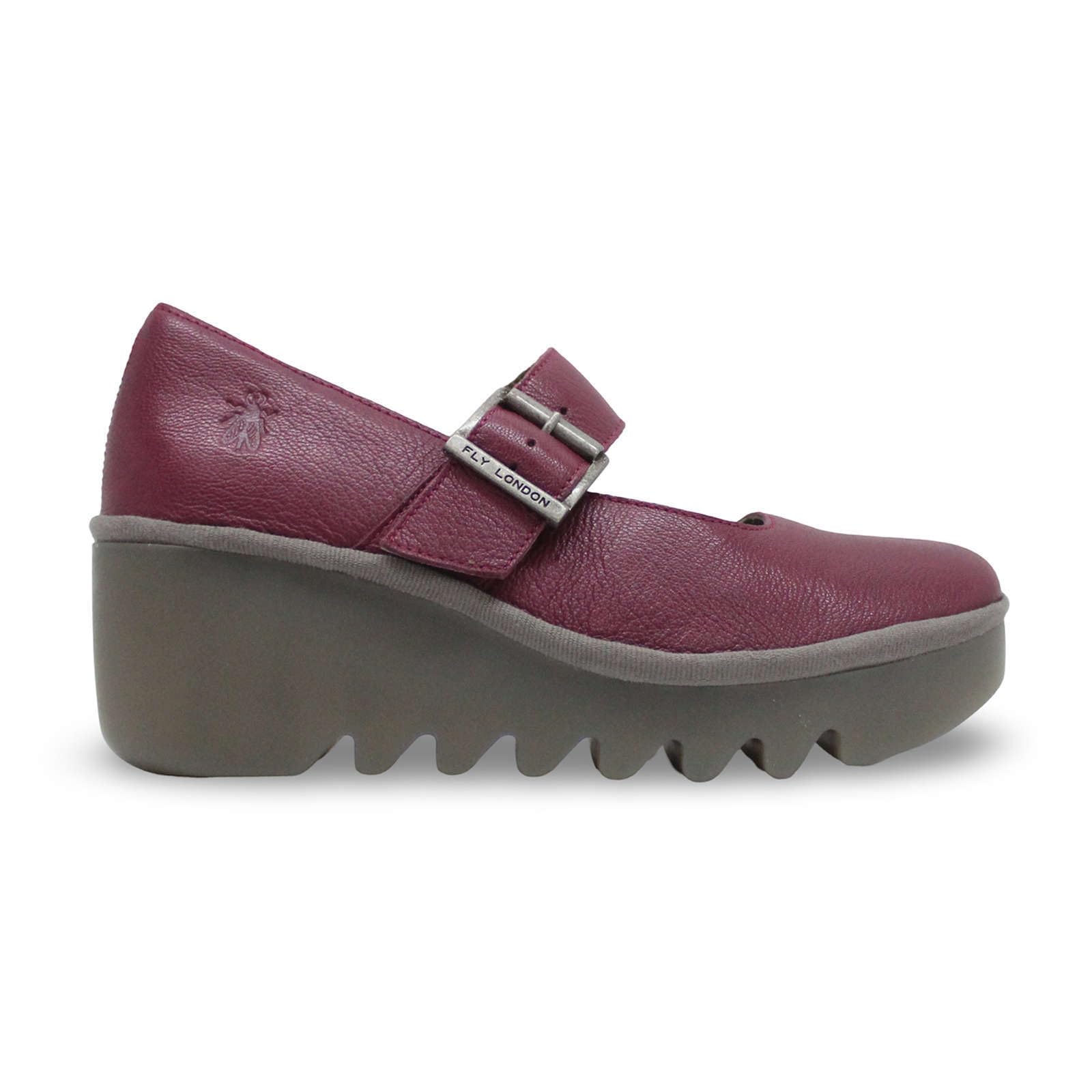 Fly London Women's BORY564FLY Wedges, Berry, 8 UK