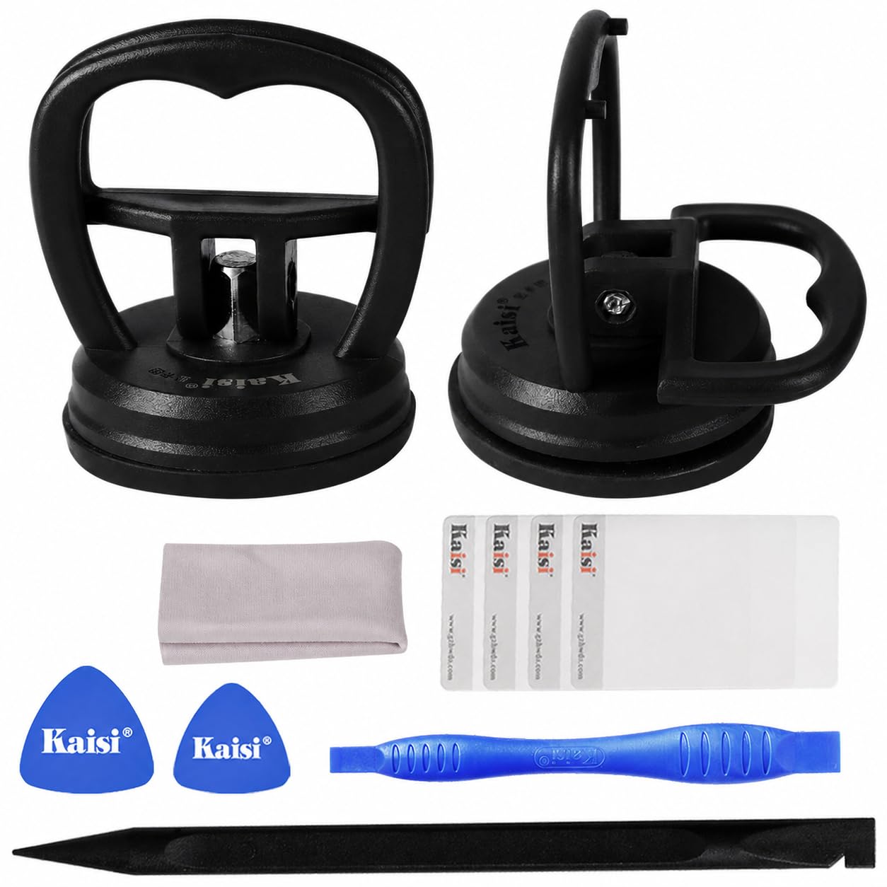 Kaisiking 11 PCS Screen Suction Cup Kit for LCD Screen Opening Repair|Black