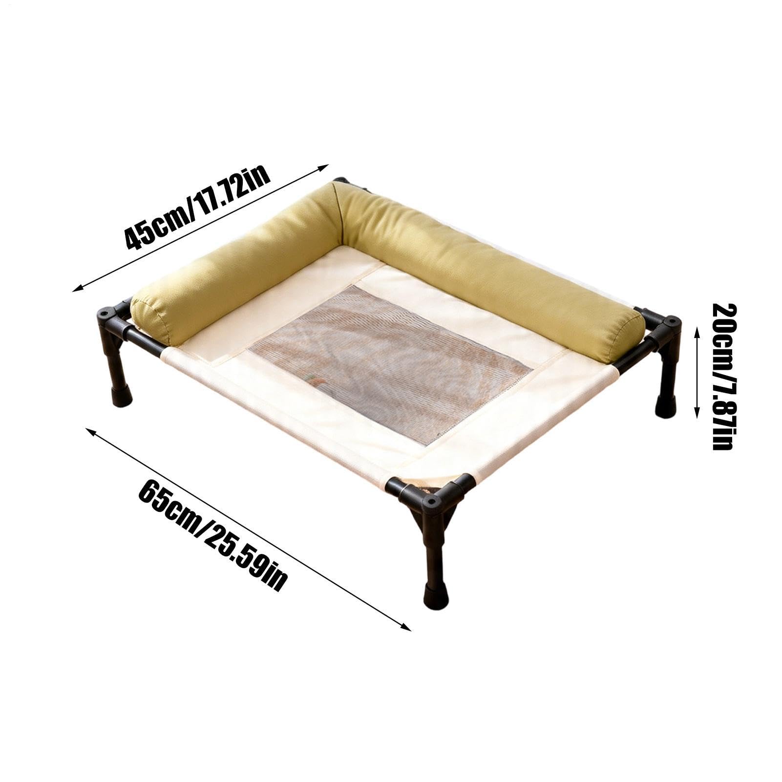 Erhöhtes Hundebett Waschbar, Kühlend, Atmungsaktiv | Outdoor Kühlende Hundeliege Bett Für Katzen Welpen, Auf Terrasse, Rasen, , Camping, Boden, Zu Hause, Am Bett, Auf Dem