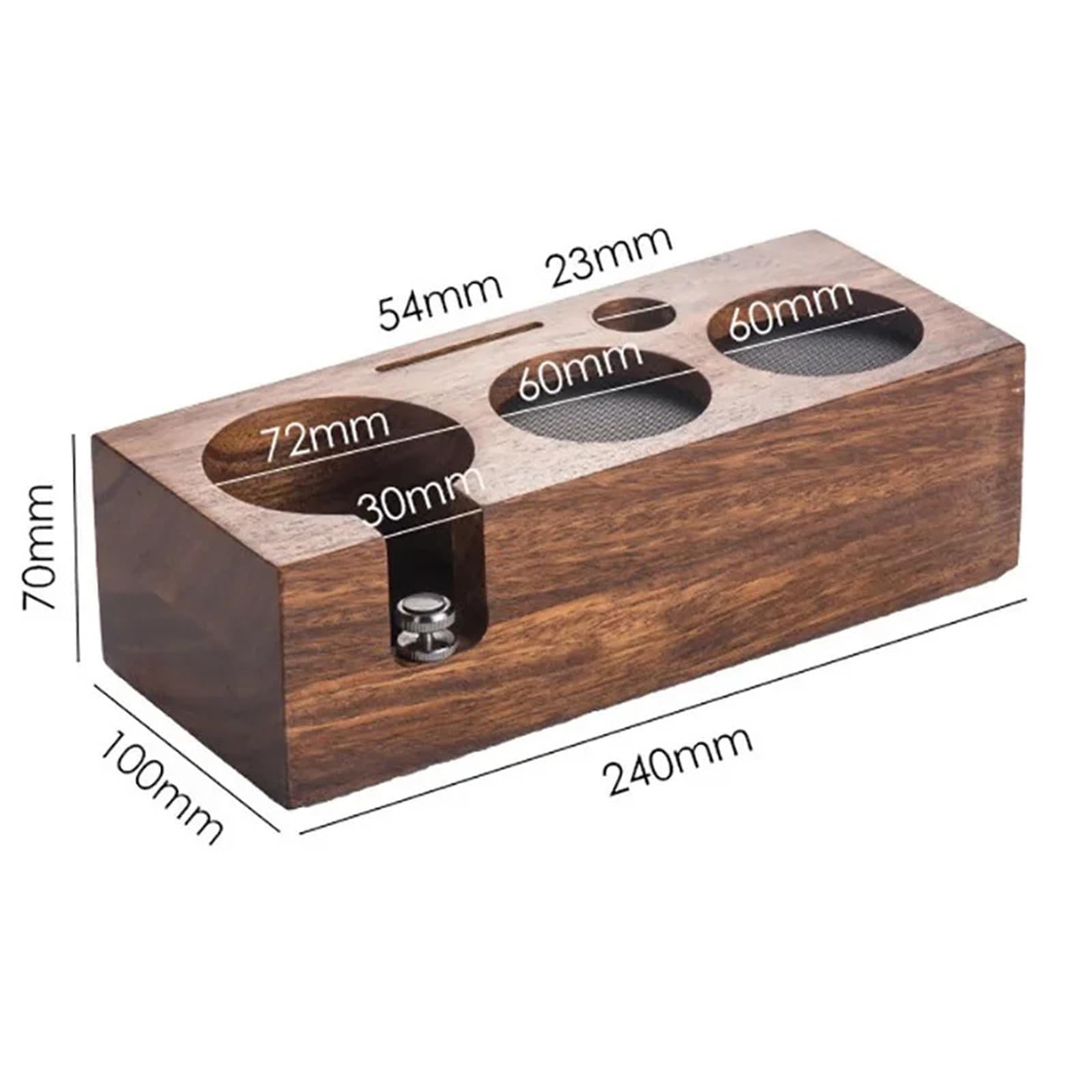 Compatibile con supporto for manomissione caffè in legno