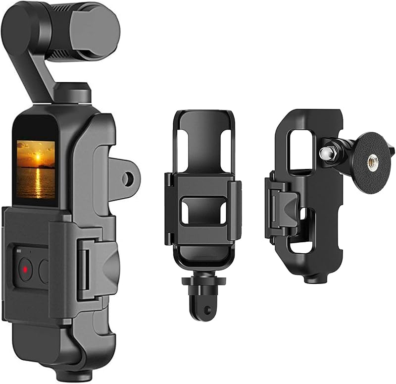 3 in 1 Tripod & Action GoPro Mount Stand Bracket for DJI Osmo/DJI Pocket 2 | Action Cam Mount with Screw, for Osmo Pocket Accessories Kit Tripod and GoPro