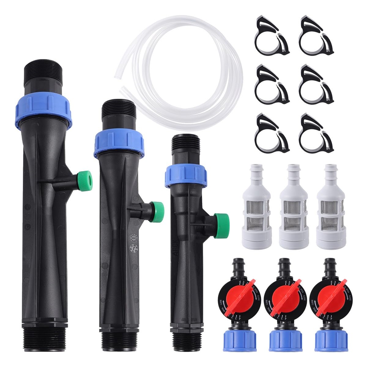 Inyector de fertilizante automático, Kit de fertilización Venturi de rosca macho de 1 "/1,5"/2 ", accesorio de aspersor de riego de jardín(2 Inch)
