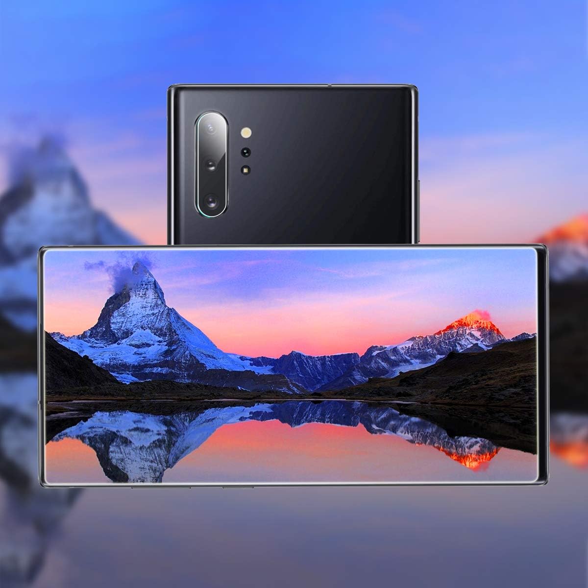 Orzero (3 Pack Compatible for Samsung Galaxy Note 10 Camera Lens Protector, Protector de Cámera Case Friendly Tempered Glass 9H High Definition Microphone Cutout Anti-Scratch