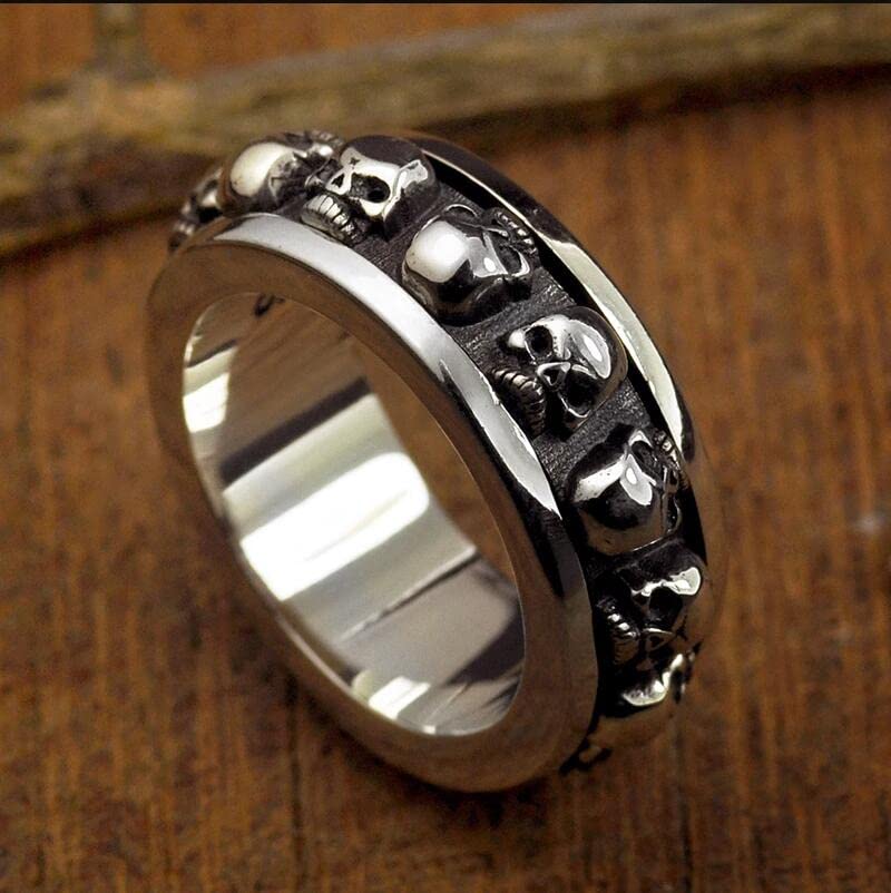 925 Sterling Silver skulls ring ~ Monkeys Skulls Rings For Men and