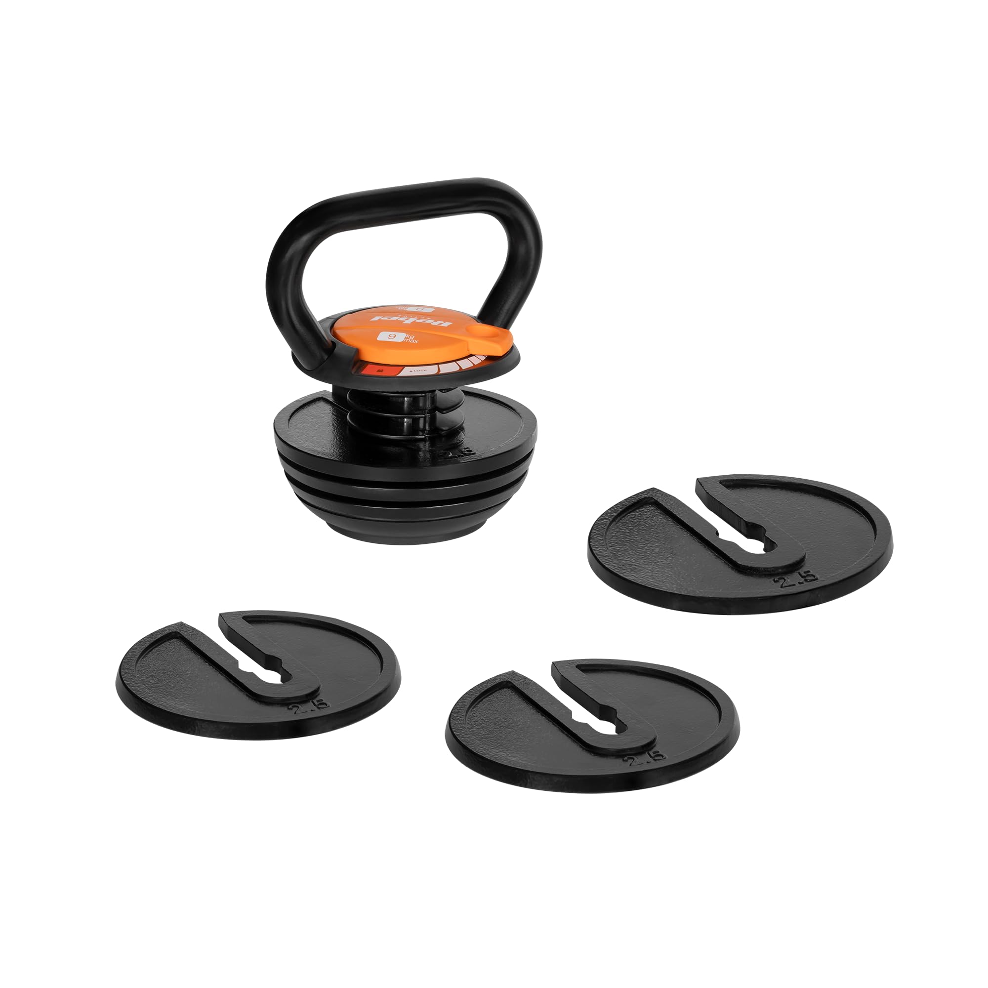 Rebel Kettlebell Fonte Automatique Réglable 9 kg RBA-2324-9