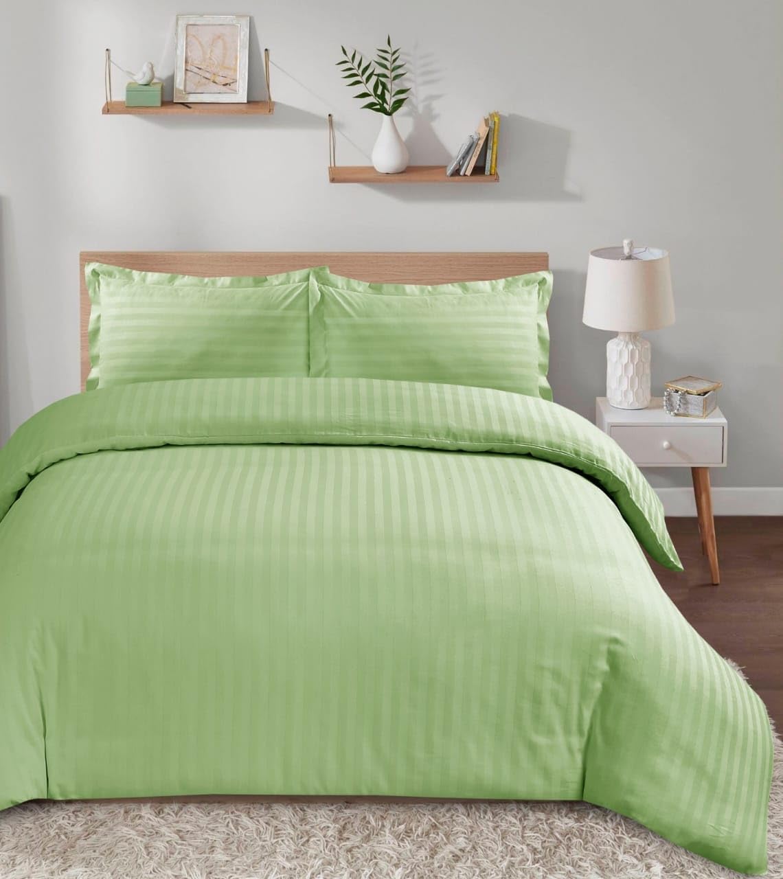 Casabella Satin Stripe Duvet Cover Sets