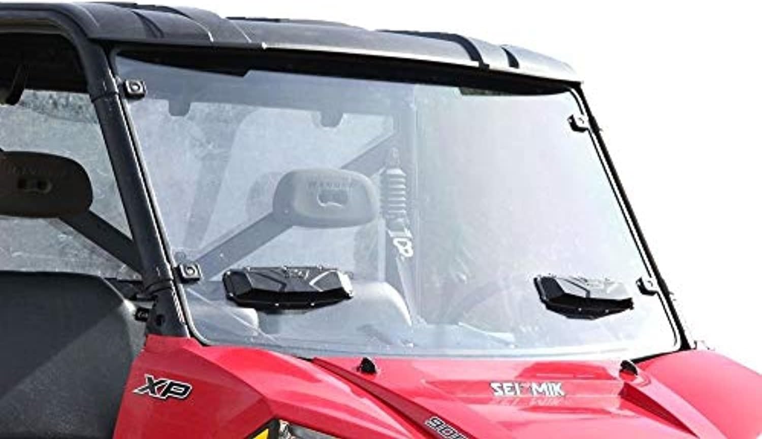 Full Vented UTV 2Sided Hard Coated Poly Windshield for