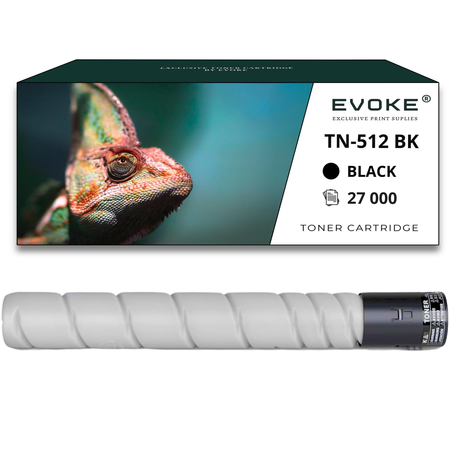 EVOKE TN512 TN-512 Toner Kompatybilny z Konica Minolta C554 C454 (Zestaw CMYK) 102000 Stron