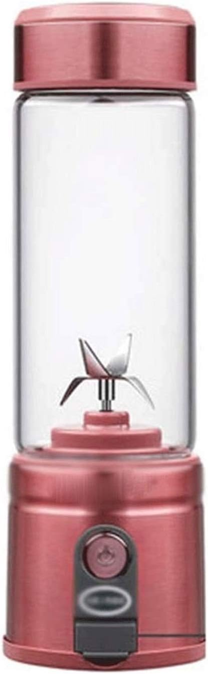 Portable Personal Size Smoothies and Shakes Handheld Fruit Machine USB Rechargeable Juicer Cup Ice Blender Mixer Home/of 450 ml