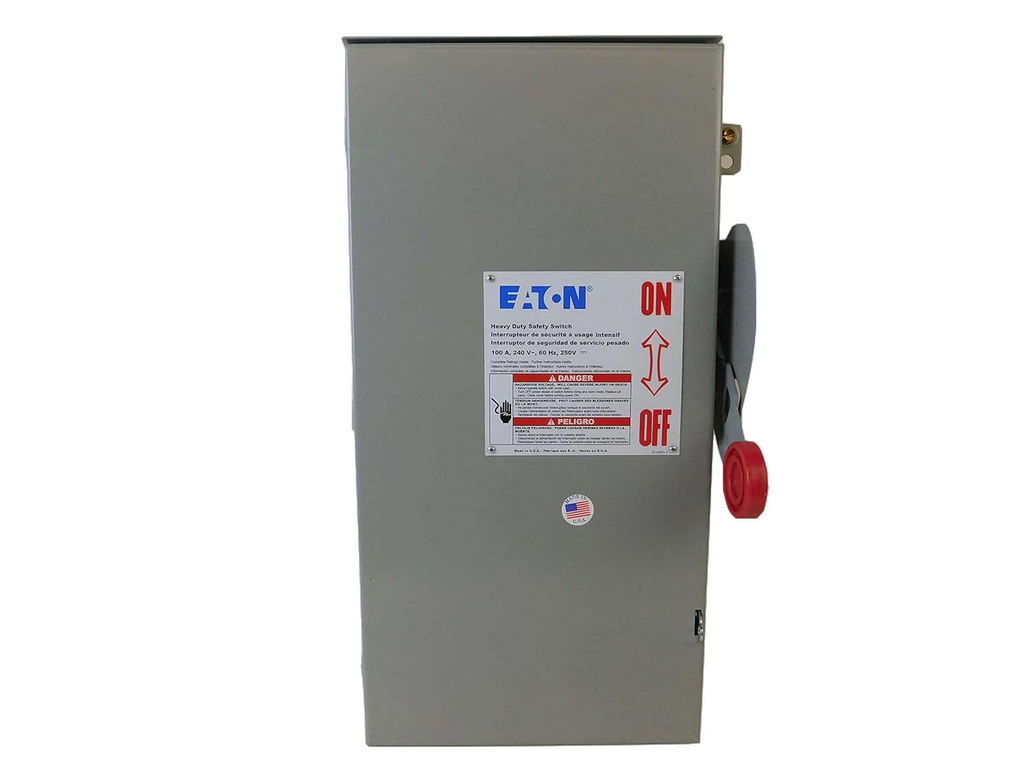 Cutler-Hammer DH323FRK 100A NEMA 3R Heavy Duty Safety Switch Disconnect