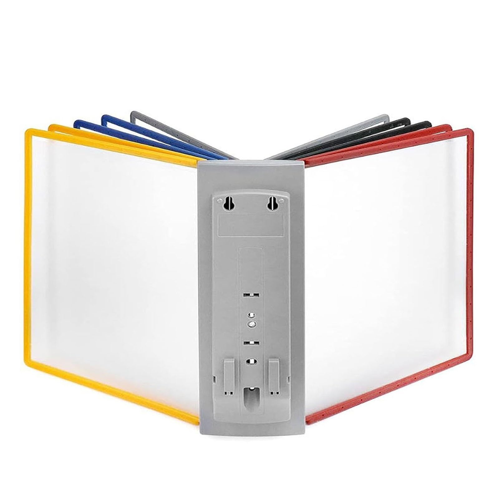 JYBNBBE Multi-Page folders, PVC 20 Double-Sided Color Display Pockets, Flip and Find Reference Document Holder