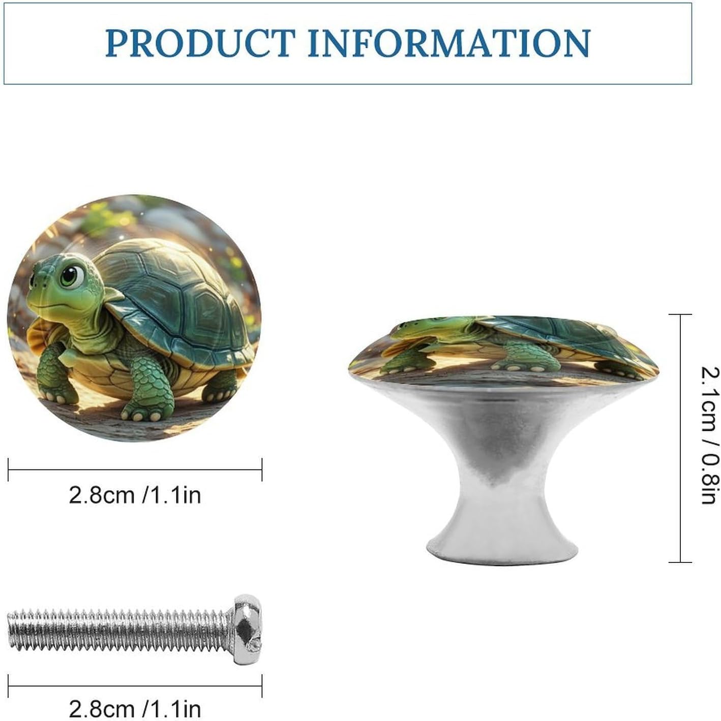 Cabinet Handles Round Drawer Pulls Turtle in The Sun Dresser Knobs for Cabinets and Drawers Handle Kitchen Cabinet Pulls for Bathroom Cupboard Drawers Cabinet Pulls for Kitchen Door