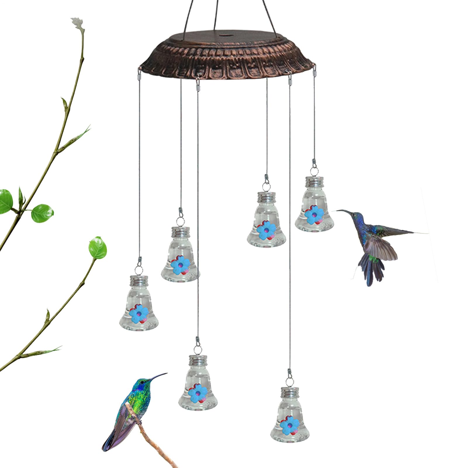 Mangeoires pour colibris et station de nourrissage pour jardin et terrasse