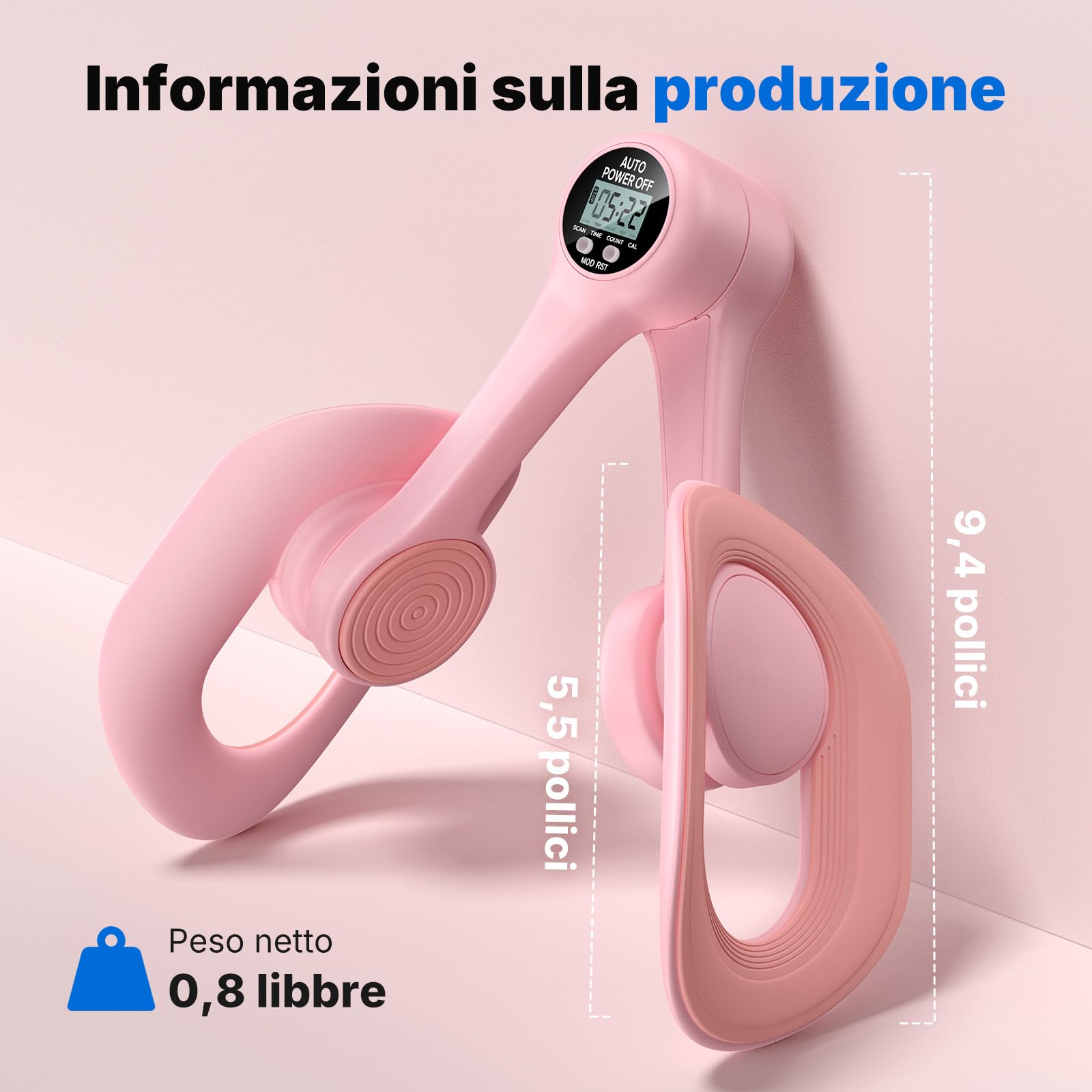 MERACH Thigh Master - Allenatore per cosce, per allenare i muscoli pelvici, per l'interno delle cosce, per la casa, per il rafforzamento del pavimento pelvico per le donne