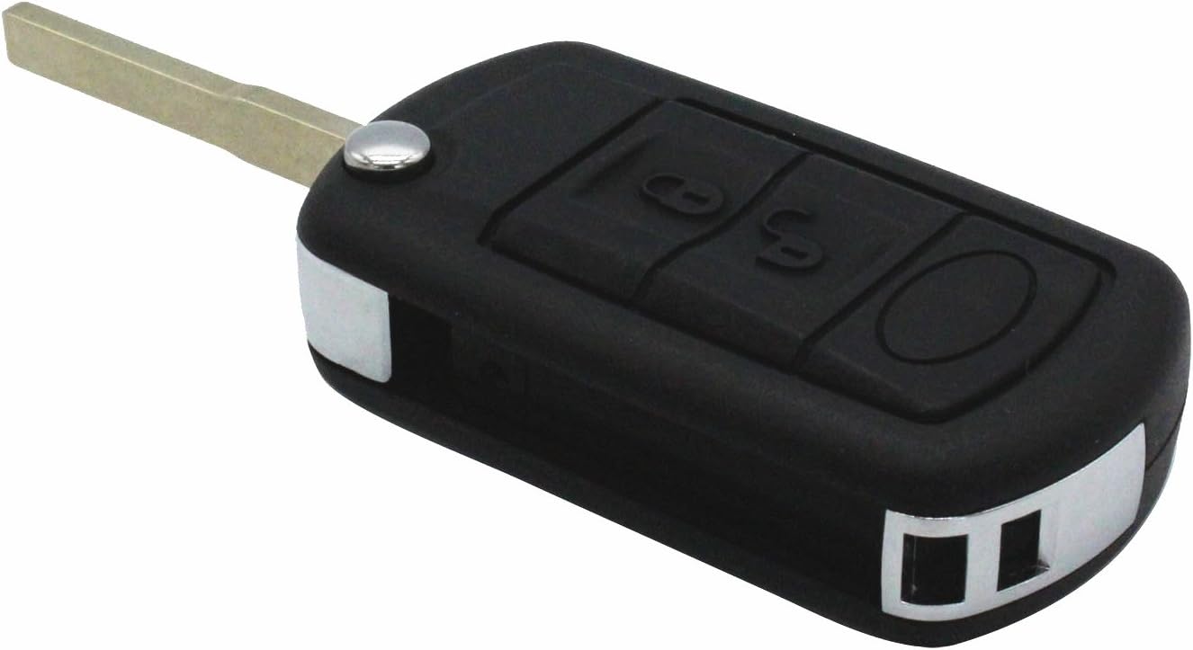 3 Buttons With Uncut Blade Remote Key Fob Case Replacement for Range Rover LR3 2005 2006 2007 2008 2009