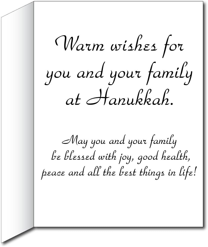 VictoryStore Jumbo Greeting Cards: Giant Hanukkah Card (Menorah) 2 feet x 3 feet Card with Envelope