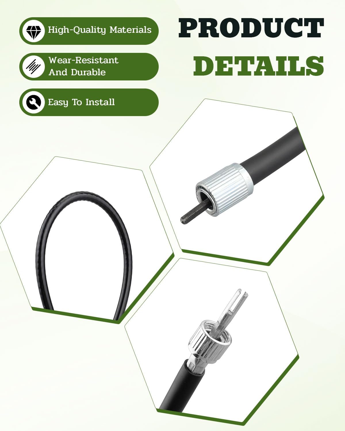 Tachometer Cable Fit for Kubota L2501 L2502 L3200 L3800 Tractor