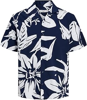 قميص جيه بي ار بلاتروبيك ريزورت بأكمام قصيرة من جاك اند جونز للرجال