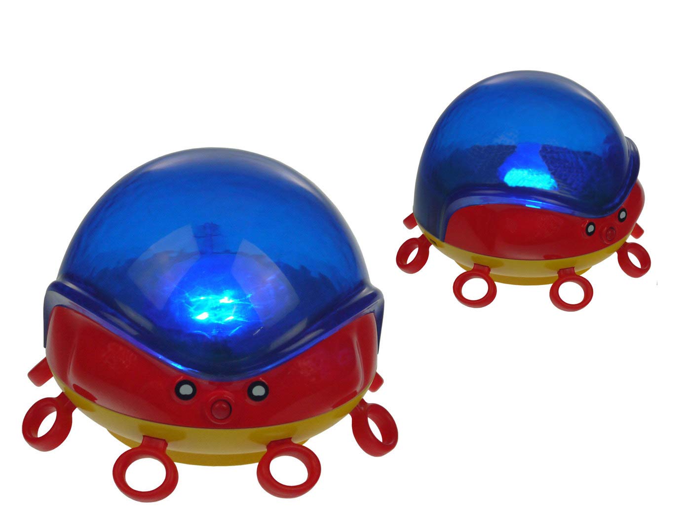 Niermann Standby Zauberhaftes 2er Set LED Nachtlichter, OCTOPUS mit LED-Farbwechsler, projiziert bunte Wellen in 3 Farben ins Kinderzimmer!
