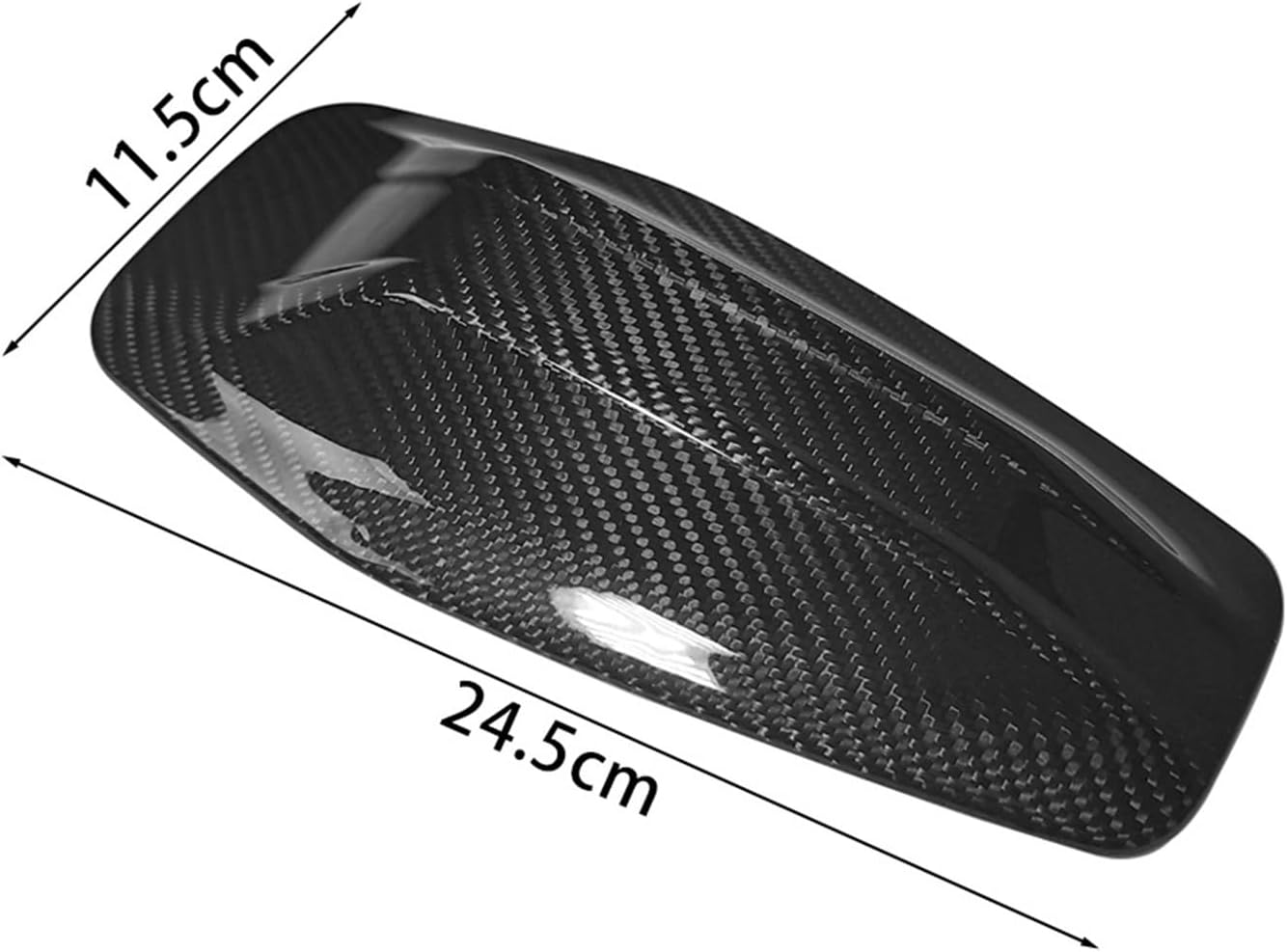 Dry Carbon Fiber Roof Decorative Cover Shark Fin Compatible with BMW 5 Series G60 G68 2023