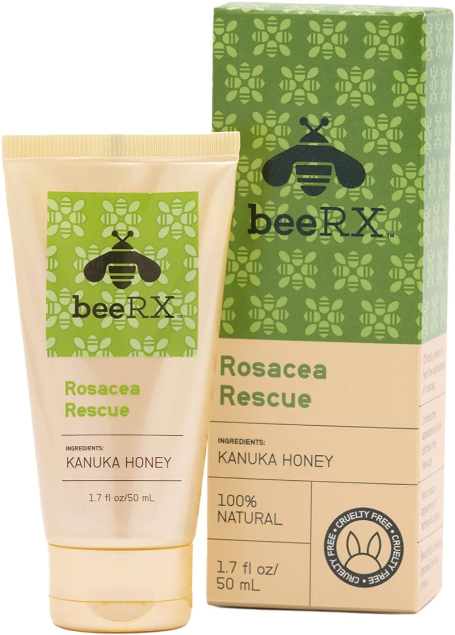 Bee Rx Rosacea Rescue With Natural Kanuka Honey Redness Relief For Face Cream