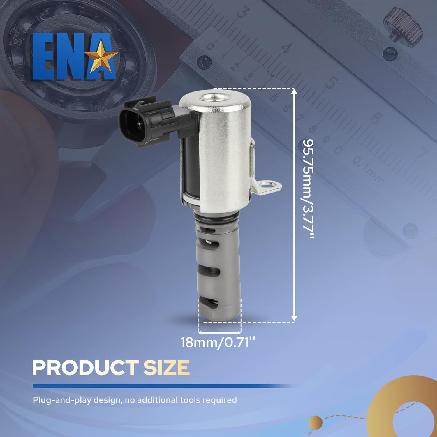 ENA Engine Variable Valve Timing Solenoid VVT Compatible with Subaru Outback Forester Impreza Legacy B9 Tribeca 2005-2012 Intake Exhaust Camshaft Position Actuator Solenoid for 917-246 Set of 1