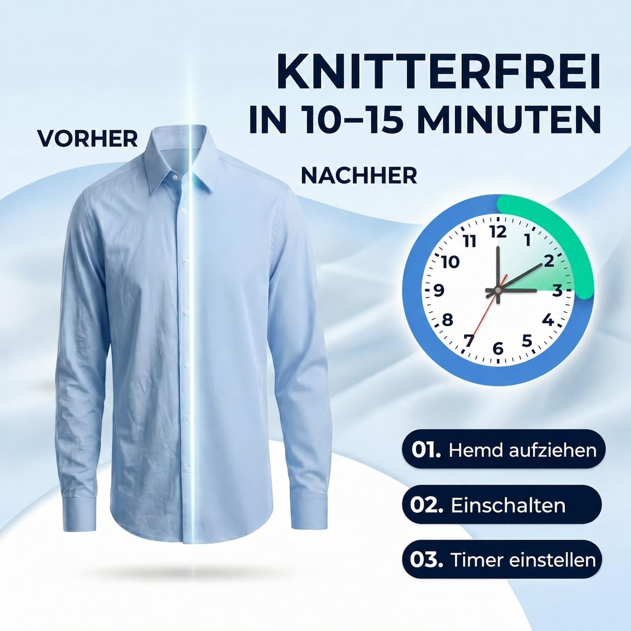 Bügelautomat mit Hemd- & Hosen- & Kleideraufsatz - Smartes Kleiderpress-System | Ersetzt Bügeleisen & Dampfgarer | Smart Display Kleidung Glättgerät (4) (1)