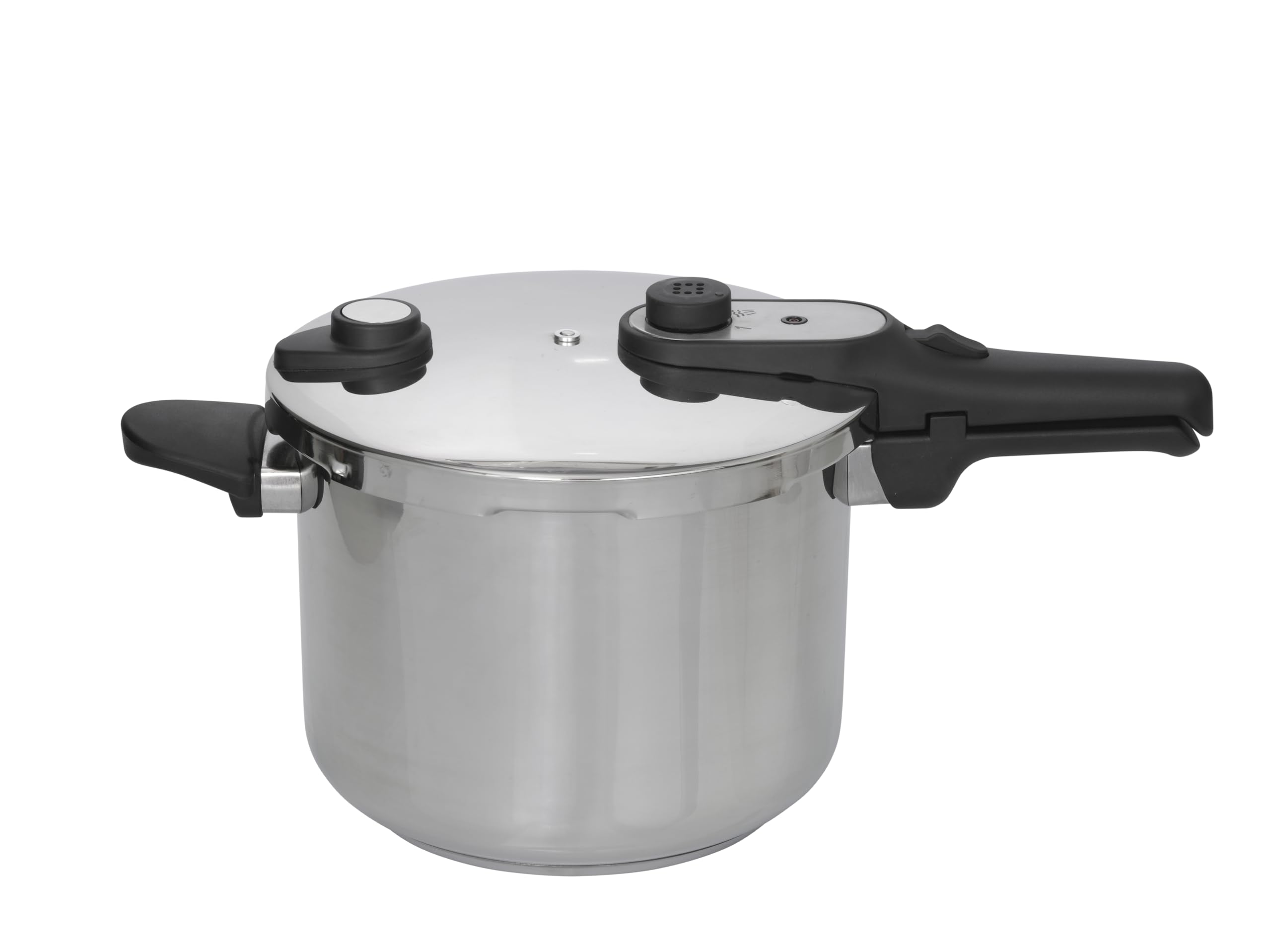 Jata HOLL2226 - Olla a Presión Rápida 6 litros, Acero Inoxidable, Apta para todas Cocinas Incluida Inducción, Diámetro 24 cm