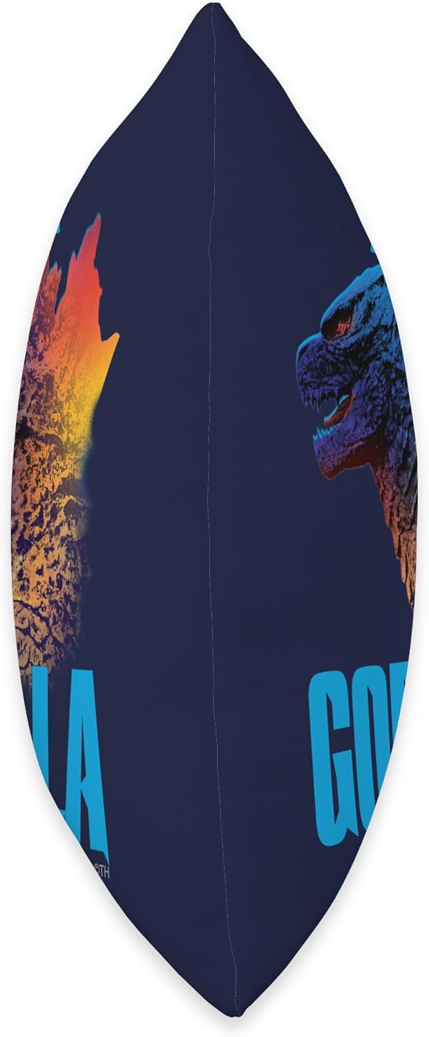 Godzilla vs Kong - Official Team Godzilla Neon Throw Pillow