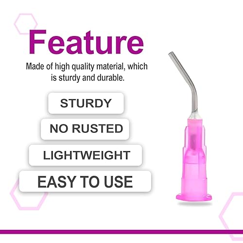 Miniatura 4 de 100 puntas de grabado dispensadoras de flujo predoblado de 18 G de grado dental Puntas de irrigación oral desechables de punta roma para usos