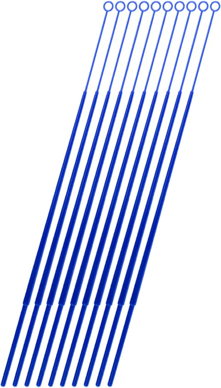 50 Pack 10ul Sampling Rod Plastic Inoculation Loop Disposable Inoculating Rod for Lab Supplies(Individually Aseptic Package)