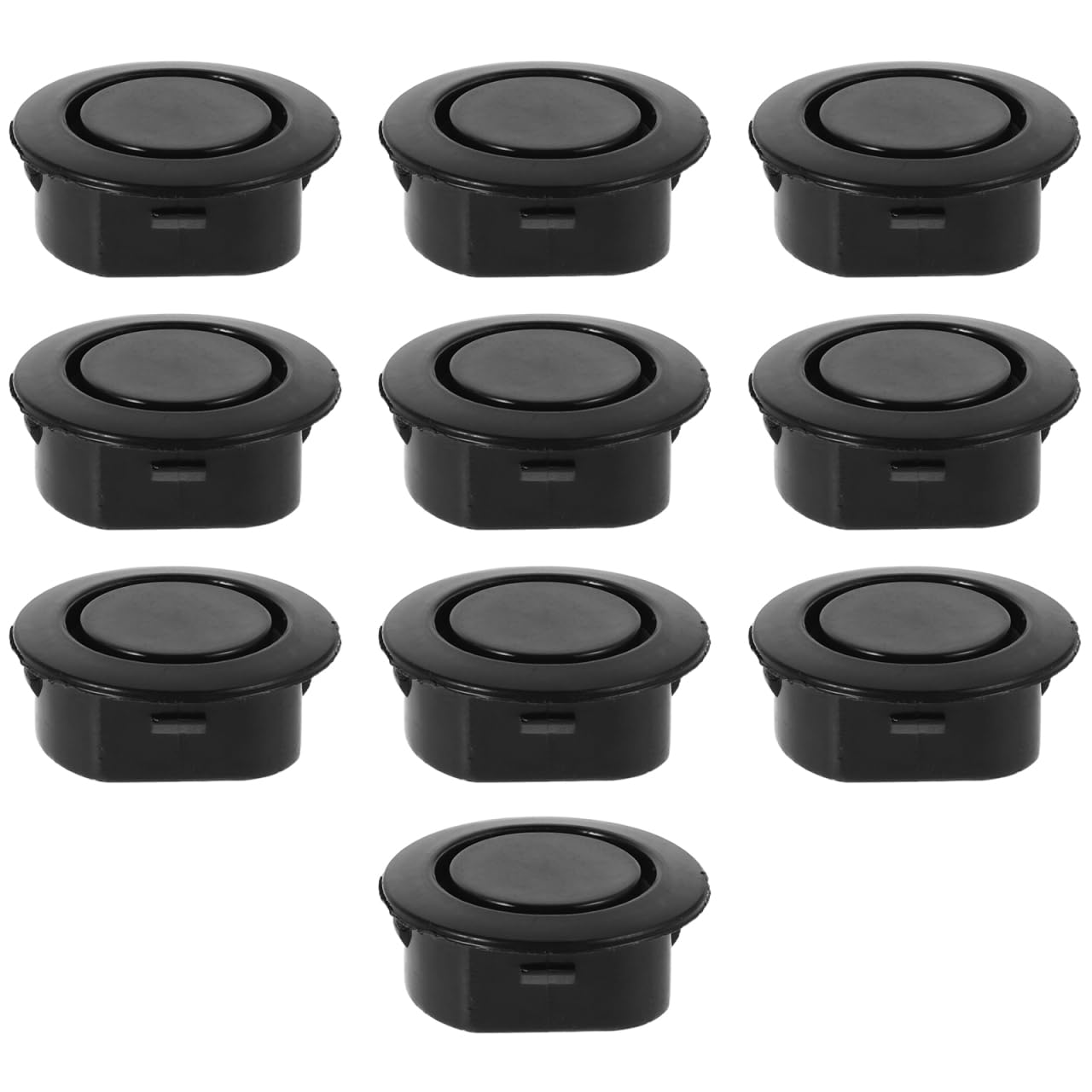 10pcs Bumper Hole Plug Radar Hole Cover for Trucks Car Exterior Accessory Plastic