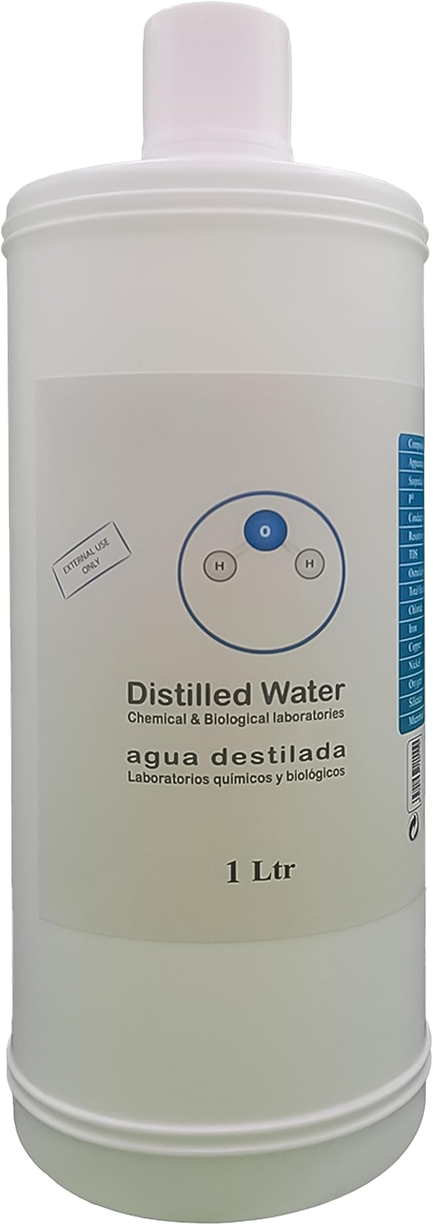 Pack of Distilled Water 1 Liter | Zero Impurities Detected | Can be Used as Distilled & Deionized Water | Ultimate Purity and Quality Adhering to Global Standards Pack of (1)