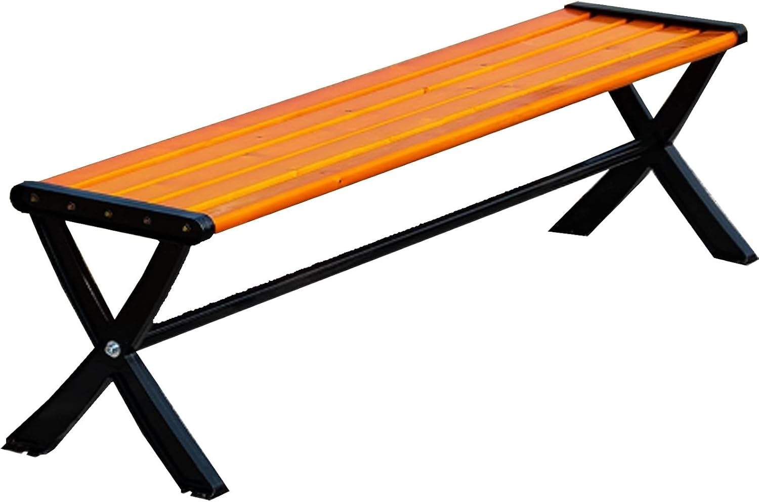 Park Bench, Garden Bench, Patio Bench, Porch Bench Seat, Bench Outdoor Patio, Outdoor Lounge Furniture Couch Wood + Cast Iron for Entryway, Sunroom(120x39x40cm)