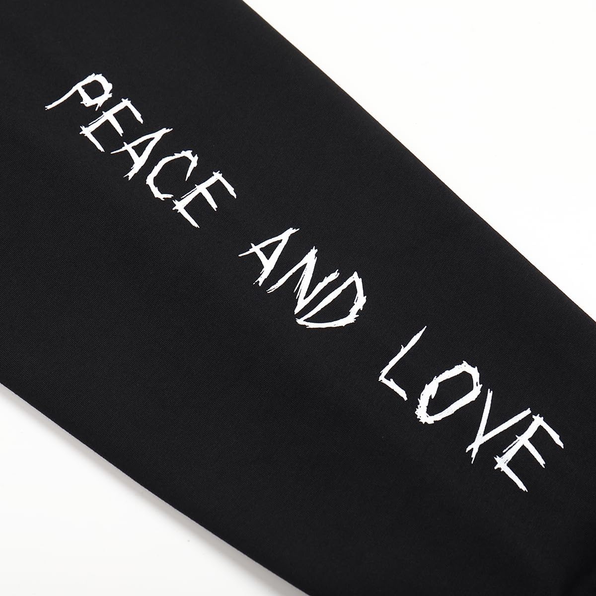 Unisex Rose Flower Embroidered Hoodie Letter Graphic Printed Fleece Pullover Hooded Sweatshirt - Image 6