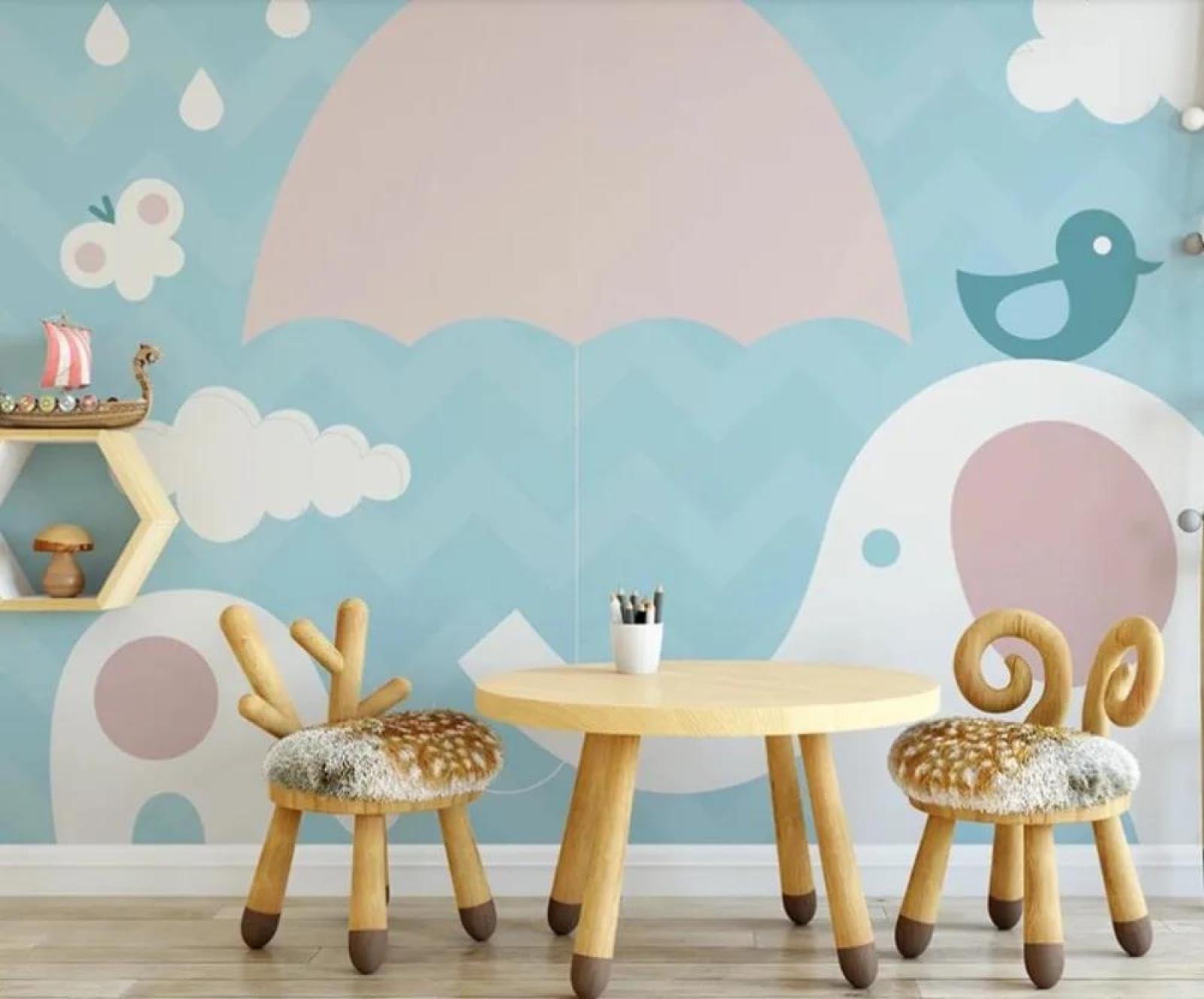 Papier peint intissé 3D ILIYA revêtement mural salon haut de gamme