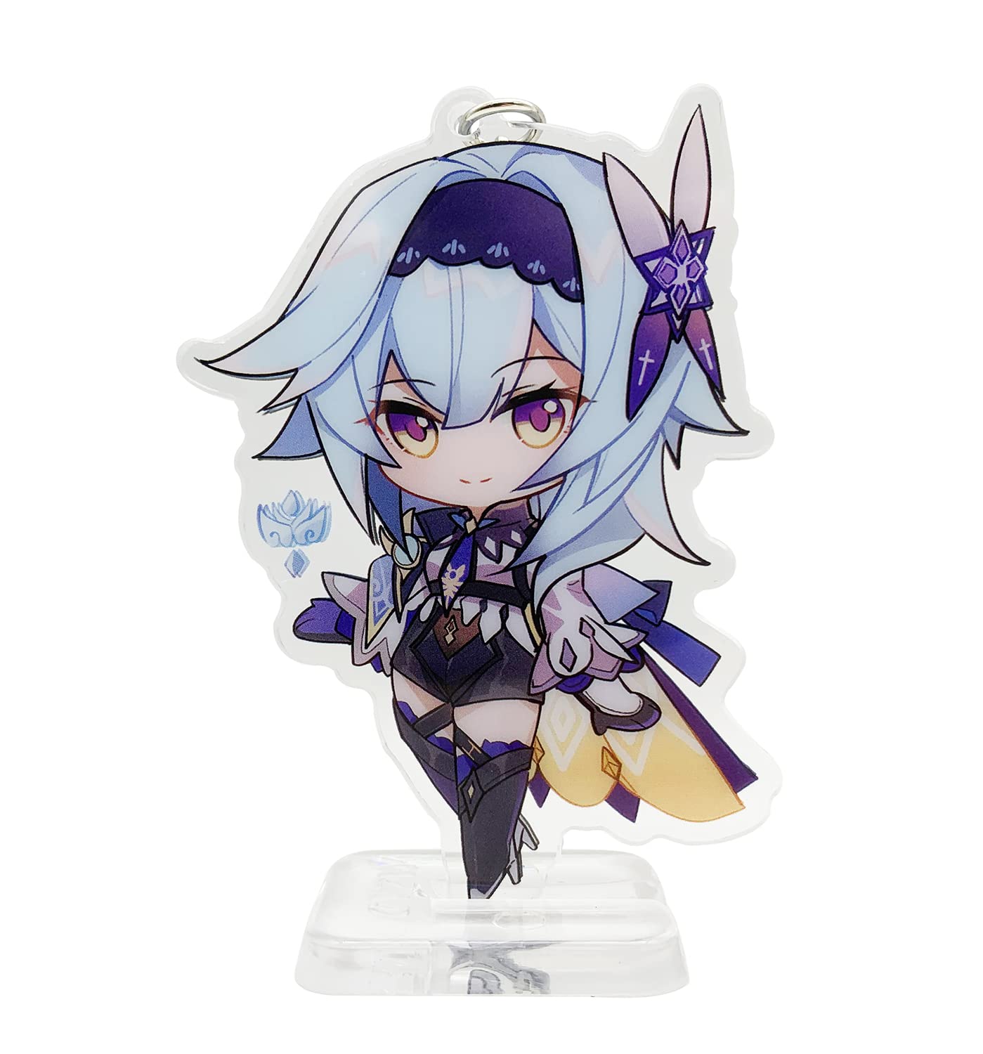 YJacuing Genshin Impact Cute Acrylic Keychain Figure (Eula)