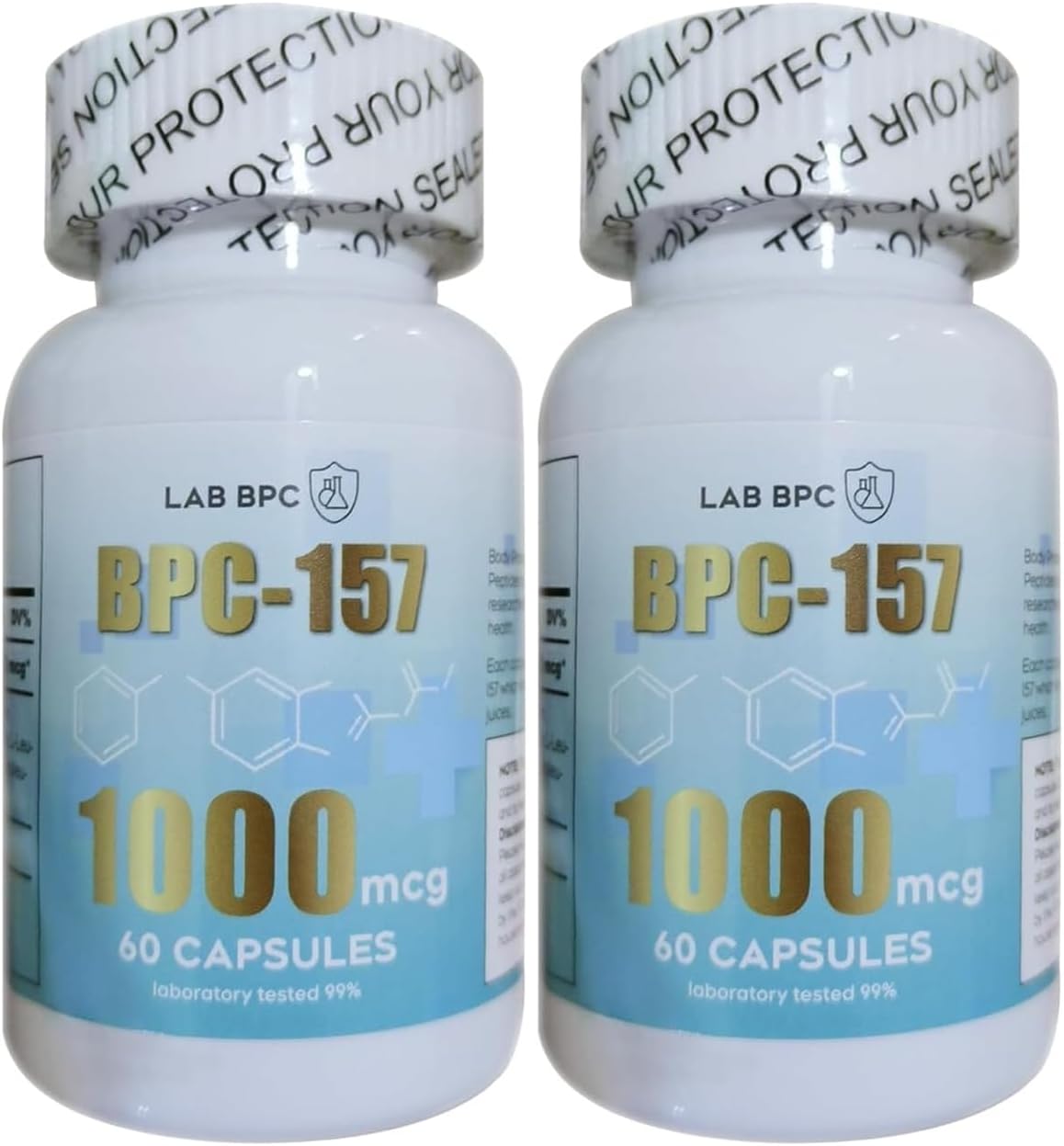 Body Protective Compound 157 60 caps 1mg Each (2 cans /2