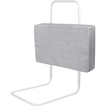 HENGMEI Bettgitter Bettschutzgitter 60cm Kinderbettgitter H henverstellbar Kinder Rausfallschutz Absturzsicheres 40-60cm Verstellbares Seitenschutz f r Kinderbetten Elternbetten Leinengrau
