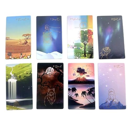 SUNFEID Linescape Tarot Evolution Gold Deck #TOP24