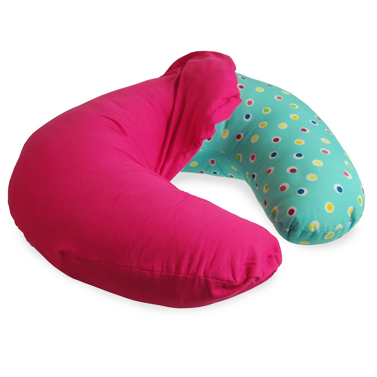 Buy NurSit Nursing Pillow with Removable Pink Slipcover, Dots Print