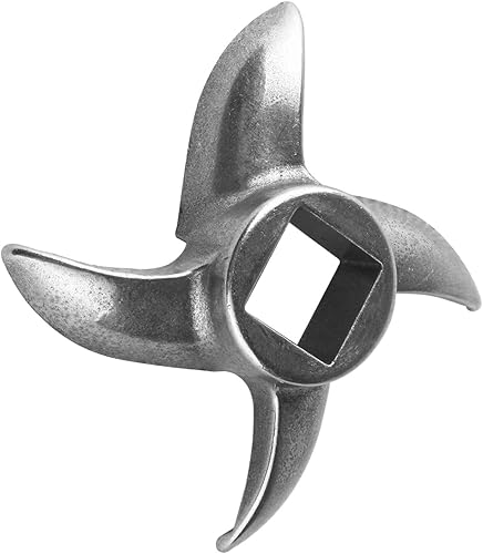 Miniatura 5 de 12 # Cuchilla para picadora de carne de acero inoxidable, repuesto para amoladoras, cuchillo de repuesto para eléctrico o manual