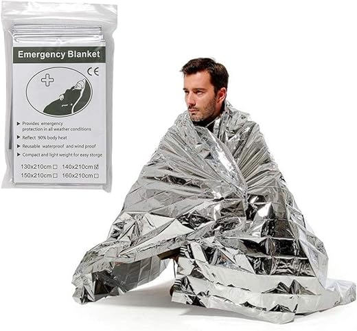 IS IndoSurgicals Emergency Blankets 140 x 210cm