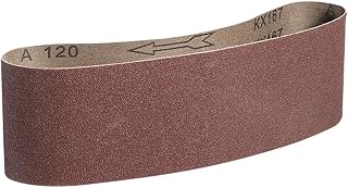 Mercer Industries 107120-3" x 24" Aluminum Oxide Sanding Belts, 120 Grit (10 Pack)