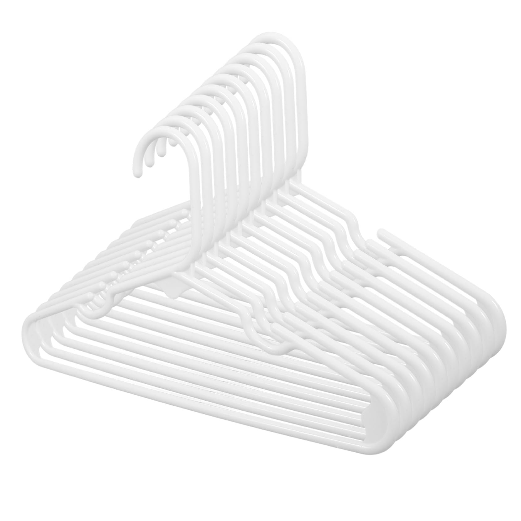 PRETYZOOM 10pcs Hangers Non Slip Clothes Hangers for Closet Elegant Design for Nursery and Storage Suitable for Wet and Dry Clothing